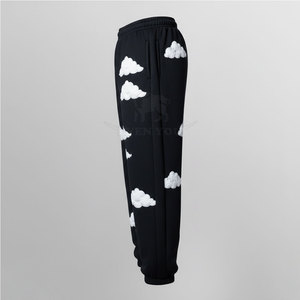 Pantalon de jogging de qualité supérieure avec impression en relief, tissu doux, personnalisable avec votre propre logo pour un usage quotidien - Product Image 3