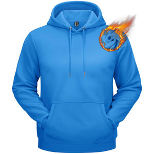 Sweat à capuche athlétique GSM 350 pour hommes marque personnalisée impression entièrement personnalisée broderie hiver Performance vêtements de sport fermeture éclair teint uni - Product Image 3