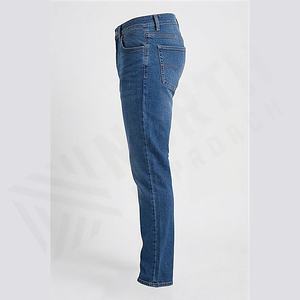 Custom Made Mid Waist Denim <b>Jeans</b> Wholesale Streetwear <b>Wide</b> <b>Leg</b> Pants Outdoor Fashion Plus Size Customized Color High Quality - Product Image 3