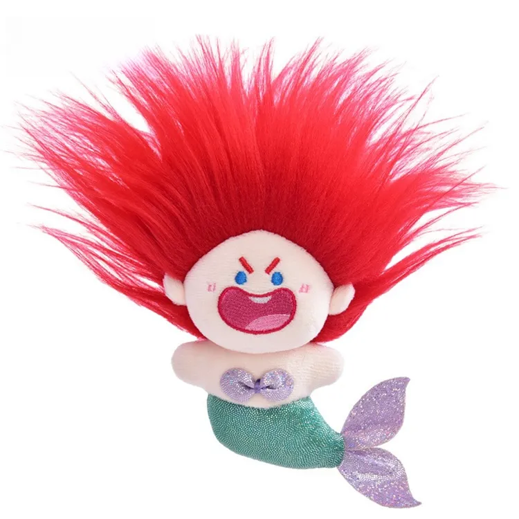 6 styles de cheveux éclatés série Little Mermaid Doll