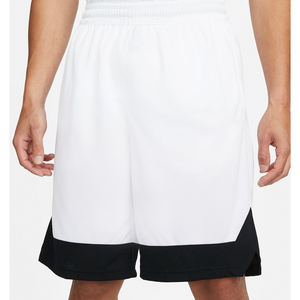 Pantalones Cortos Deportivos Blancos para Hombre con Dobladillo en Contraste Negro, Logotipo Personalizado, Ropa Deportiva de Secado Rápido para Gimnasio - Product Image 2