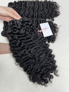 Paquetes de Cabello Humano Birmano Rizado Virgen Más Vendidos, 100% Cutícula Alineada, Paquetes de Cabello Humano Vietnamita, Precio de Mayorista - Product Image 1