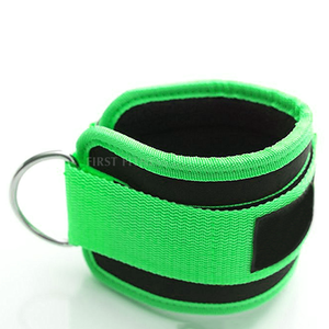 Ajustable de neopreno acolchado peso entrenamiento soporte gimnasio tobillo puños Fitness tobillo correas para máquinas de Cable antideslizante correa de tobillo - Product Image 5