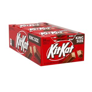 <b>KIT</b> KAT Milk Chocolate Wafer King Size, Candy Bars, 3 oz (24 Count) - Product Image 1