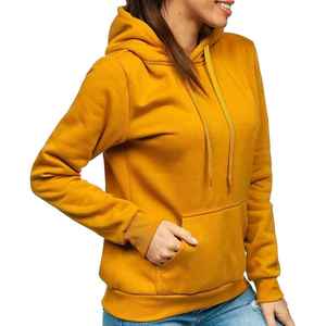 GGSports Sudadera con capucha de lana de gran tamaño para mujer Sudadera de manga larga gruesa y cálida Sudadera Casual Ropa de invierno Sudaderas con capucha con logotipo personalizado - Product Image 5