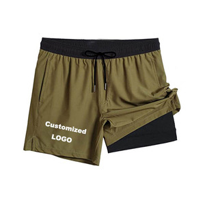 Shorts de sport pour hommes, séchage rapide, doux, respirant, léger, athlétique, entraînement, course à pied, shorts actifs, taille élastique, confortable - Product Image 6
