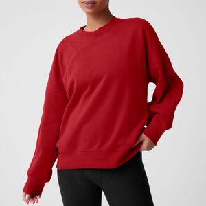 Sudadera Larga de Invierno para Mujer, Personalizada con Logotipo Frontal, Transpirable, Estilo Urbano, 100% Algodón, Talla Grande, Holgada, de Alta Calidad - Product Image 2