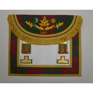 Masonic Grand Lodge Past Master Delantal Bordado a mano - Product Image 5