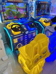 Kuermai nhà máy bán buôn Nói Tiếng Anh đồng tiền hoạt động Arcade đua xe mô phỏng trẻ em 'xe đua trò chơi - Product Image 2