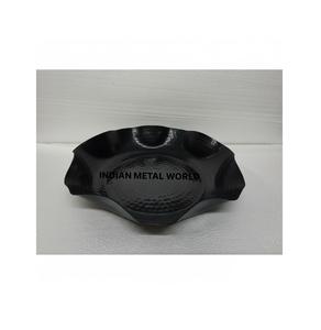 Bol de service en métal noir martelé fait à la main élégant, vaisselle, centre de table, bol à chocolat, porte-dessert, meilleur prix - Product Image 1