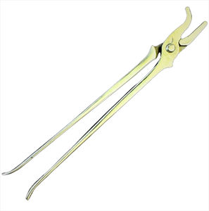 Instrumento Veterinario Forjado al por Mayor, Herramienta Curva Hecha a Mano para Herradores, Pinza para Cascos con Agarre Firme, Recubrimiento de Polvo Negro, Precio Económico - Product Image 5