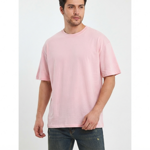 Camiseta Rosa Bebé al por Mayor de Fábrica OEM, Camisetas con Logotipo Personalizado, Diseña tus Propias Camisetas, Impresión de Camisetas de Alta Calidad, Camiseta Oversize Lisa - Product Image 1
