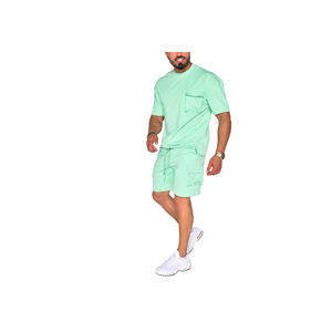 Ensemble de short d'été décontracté pour hommes de haute qualité séchage rapide et respirant Logo personnalisé confortable et élégant - Product Image 5