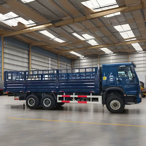 Sinotuck Howo 371hp軽貨物トラック6*4 10輪シャーシカーゴタンクリアカメラ中古ミニトラックフェンス/ケージセール - Product Image 1