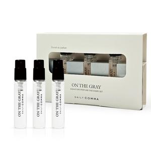 Daily Comma on Gray Signature Floral Eau De Toilette <b>Spray</b> Discovery <b>Set</b> 3 Mini Glass Bottles Sample Size - Product Image 1