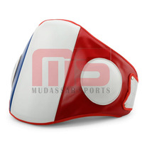 Protection abdominale et pectorale réglable en cuir pour entraînement de Muay Thai, Boxe et MMA, personnalisable, épaissie, pour arts martiaux (mannequin)