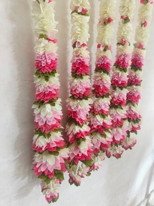 พวงดอกไม้ผ้าสีชมพูสีเหลืองตกแต่งบ้านและงานแต่งที่เป็นมิตรกับสิ่งแวดล้อมฉากหลังของงานปาร์ตี้ปาร์ตี้งานขึ้นบ้านใหม่ - Product Image 3