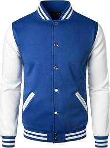 Veste Graffiti de bonne qualité pour homme Service OEM Veste de baseball Trendy Style unique Grande taille Université à vendre - Product Image 3