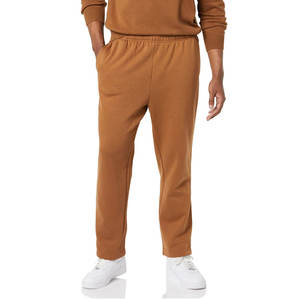 Pantalon de survêtement homme taille personnalisée, léger, écologique, respirant, 100 % coton, coupe droite, taille mi-haute, avec logo personnalisé - Product Image 4