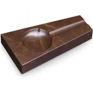 Vente chaude Cendrier Rectangulaire En Marbre Brun Bol De Fumer De Luxe Accessoire De Maison Décoratif pour Fumer et Cadeaux - Product Image 1
