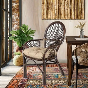 Sillón de Comedor VIZIER de Ratán - Diseño Moderno para el Hogar, Oficina y Comedor, Muebles Hechos en Indonesia - Product Image 5