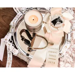 Plateau de service rond artisanal en métal finition or, plateau de présentation en laiton, export Zahid Exports - Product Image 2