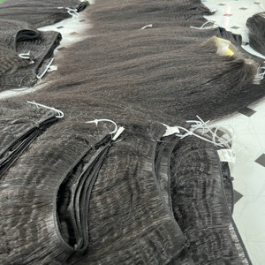 Perruques en dentelle frontale en gros, 13x6 pouces, cheveux humains raides crépus, perruques en dentelle frontale pour cheveux humains noirs, cheveux humains vietnamiens - Product Image 5