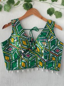 Boutique indienne traditionnel prêt à l'emploi Saree Blouse élégant confortable Designer Séquence Blouses mariée dernière fête ethnique Wear - Product Image 2