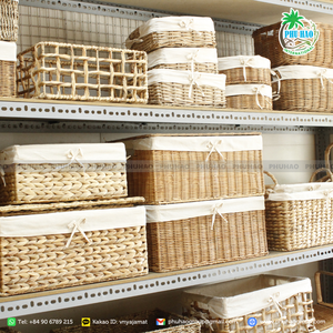 ตะกร้าหวายจัดเก็บของเป็นมิตรกับสิ่งแวดล้อมจากเวียดนาม - Product Image 2