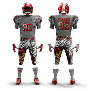 Customized Youth American Football Uniform Custom Design Jersey <b>Hoodies</b> Football Uniforms Hot Selling Shorts Shirts - Product Image 1