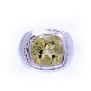 Anillo de topacio de limón, Plata de Ley 925, hecho a mano - Product Image 1