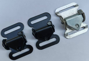 काले जस्ता मिश्र धातु गैर-पर्ची कैम बकल त्वरित वसंत वेबबिंग बैकपैक स्ट्रैप - Product Image 6