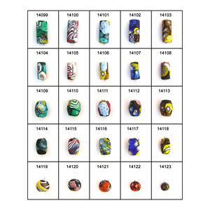 Cuentas de cristal de Murano hechas a mano de alta calidad más vendidas, diseño Premium para creaciones de pulseras populares para la fabricación de joyas - Product Image 1