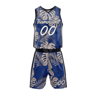 ชุดบาสเก็ตบอลสำหรับผู้ชายชุดบาสเก็ตบอลระเหิดแบบสั่งทำ - Product Image 2
