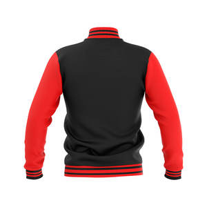 Chaqueta Universitaria de Béisbol Vintage Personalizada para Hombre, Chaqueta Bomber Casual con Parches de Cuero, Bordado, Botones, Hecha de Tela de Lana Tejida - Product Image 6