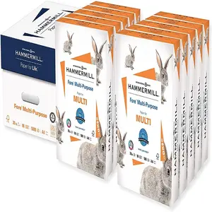 Hamermolen A4 Papier, Voor Multifunctioneel 20 Lb Printer Papier-10 Ream (5,000 Vellen)-96 Helder, Gemaakt In De VS, 103036c