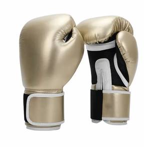 Gants de boxe en cuir personnalisés professionnels avec évacuation de l'humidité respirante pour la pratique du kick-boxing et des arts martiaux - Product Image 6