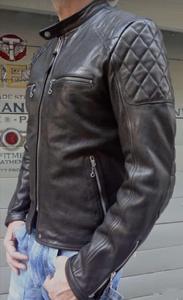 Customized Solid Leather Winter Casual Breathable Quick Dry <b>Waterproof</b> <b>Thin</b> Stand Men's Leather <b>Jackets</b> - Product Image 2