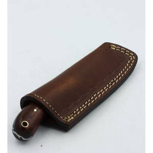 Couteau Skinner de Chasse Manche en Bois Damas COUTEAU SKINNER EN ACIER DAMAS FABRIQUÉ À LA MAIN - Product Image 5