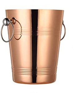 Cubo de cuerda galvanizada Cubo de hielo Tinas de bebidas Tina de bebida galvanizada de metal Mesa Cerveza galvanizada de metal de lujo - Product Image 3