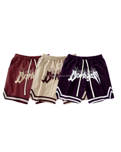 Pantalones cortos deportivos personalizados para hombres, ropa de calle de gran tamaño de malla transpirable, pantalones cortos de entrenamiento, fabricante exportador a granel, pantalones cortos OEM ODM - Product Image 1