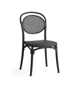 เก้าอี้พลาสติกแบบซ้อนได้สำหรับสวนกลางแจ้งราคาส่งถูก ผู้ผลิตเก้าอี้ร้านอาหารทันสมัย เก้าอี้รับประทานอาหารโรงแรม วัสดุ PP - Product Image 1