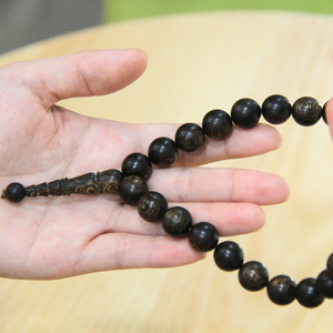 เวียดนาม etetoud ใต้น้ำ Rosary Misbah สร้อยข้อมืออธิษฐานทำจาก Super smell wood beads คุณภาพสูงเส้นผ่าศูนย์กลาง8มิลลิเมตร - Product Image 3