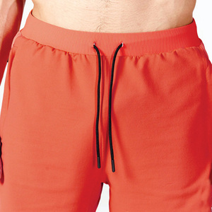 Tissu léger de Performance extensible dans les 4 sens, short flexible côtelé Orange avec ceinture en tissu côtelé et ourlet manchette - Product Image 5