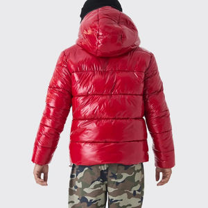 Chaqueta Acolchada de Alta Calidad Hecha a Medida con Cierre Completo, Talla Grande, Ropa Casual, Chaqueta de Hombre Brillante de Hip Hop para Exteriores - Product Image 6