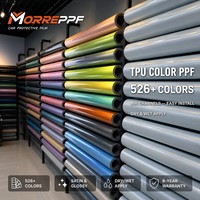Film de protection de peinture (PPF) en TPU auto-cicatrisant brillant de qualité supérieure pour voiture, 7,5 mil, anti-rayures, hydrophobe, OEM, changeant de couleur, vente en gros