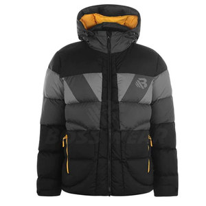 Conception de logo personnalisé pour veste matelassée à capuche pour homme WEAR, manches longues, hiver, polyester/nylon, séchage rapide, respirante, écologique - Product Image 1
