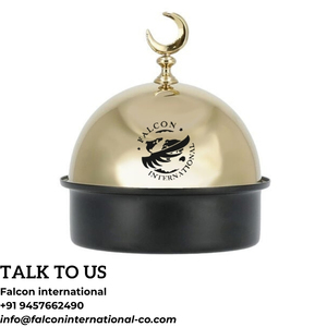 Fantástica cazuela de acero inoxidable de estilo árabe con base segura de ratán hecha a mano para un calentamiento óptimo de los alimentos - Product Image 6