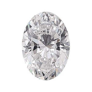 Diamant de laboratoire de taille ovale 2.5 Ct certifié IGI diamant Solitaire CVD - Product Image 2