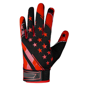 Recién llegado, guantes de receptor de fútbol con agarre de diseño personalizado para adultos y niños, guantes deportivos de fútbol americano para exteriores - Product Image 3